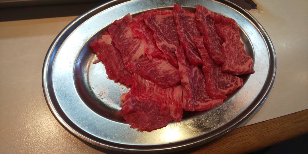 牛ロース、カルビ